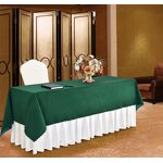 Table Skirt Factory - 100% Polyester Pleated Wedding Table Skirt