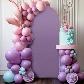 Wedding Arch Cover Factory - Custom Elastic Cloth Background Arch Set