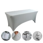 Spandex Tablecloth Factory - Commercial Wedding Rectangle Cover