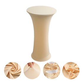 Spandex Table Cover Factory - Cocktail Bistro Standing Bar Cover