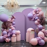 Wedding Arch Cover Factory - Baby Shower Milk Silk Arch Cover