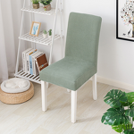 Chair Cover Factory - Thickened Grid Half Elastic Banquet Chair Cover