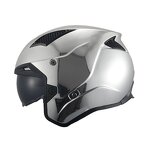 Motorcycle Helmet Factory - Silver ABS Modular Helmet Supplier