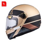Motorcycle Helmet Factory - Leather Full Face Vintage Helmet