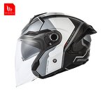Motorcycle Helmet Manufacturer - Half Face Dual Lens Helmet