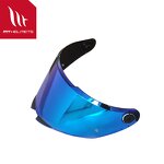 Motorcycle Visor Manufacturer - Blue Anti-Fog Scratch Resistant