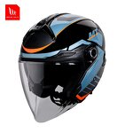 Motorcycle Helmet Factory - 3/4 Open Face Dual Lens Helmet