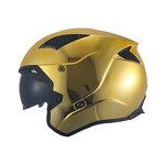 Motorcycle Helmet Factory - Gold Street Fighter Helmet Supplier