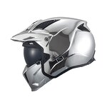 Motorcycle Helmet Factory - Silver ABS Modular Helmet Supplier