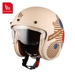 Motorcycle Helmet Manufacturer - Half Face Dual ABS Helmet