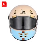 Motorcycle Helmet Factory - Unisex Retro Full Face Helmet