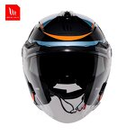 Motorcycle Helmet Factory - 3/4 Open Face Dual Lens Helmet