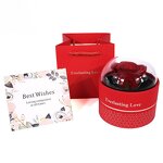 Jewelry Gift Box Factory - Acrylic Round Eternal Rose Box