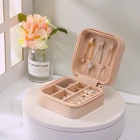 Jewelry Organizer Case Factory - Travel Portable Ring Leather Box