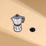 Coffee Brooch Factory - Wholesale Barista Enamel Lapel Pin