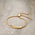 Bracelet Factory - Adjustable Stainless Steel Twists Chain