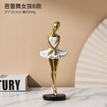 Resin Crafts Factory - Ballet Dancer Tabletop Model Ornament