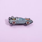 Lapel Pin Factory - Creative Back to the Future Car Badge