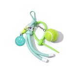 Keychain Factory - Colorful Tennis Feather Bag Charm
