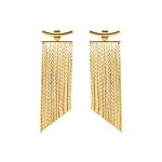 Earrings Factory - Custom Brass Smile Tassel Metal Earrings