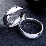 Men's Rings Factory - High Polished Stainless Steel Plain Band