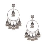Retro Earrings Factory - Round Fan Lantern Bell Tassel Earrings