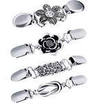 Shawl Clips Factory - Silver Vintage Sweater Cardigan Clip