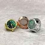 Finger Watch Ring Factory - Gold Plating Digital Quartz Movement