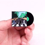 Brooch Factory - Music Album Vinyl Record Alloy Badge Pin