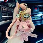 Keychain Factory - Cute Knitted Bear Doll Wallet Pendant