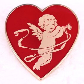 Brooch Factory - Cupid Angel Love Valentine's Day Badge Pin
