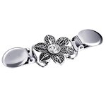 Shawl Clips Factory - Silver Vintage Sweater Cardigan Clip