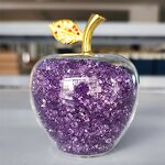 Home Decor Factory - Crystal Apple Paperweight Souvenir Gift