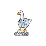 Enamel Pins Factory - Funny Duck Doctor Animal Medical Badge