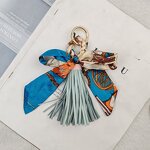 Bag Pendant Factory - Silk Ribbon Bow Tassel Keychain