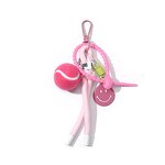 Keychain Factory - Colorful Tennis Feather Bag Charm