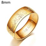 Religious Ring Factory - Stainless Steel Holy Arabic God Quran