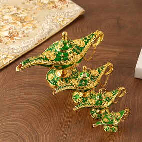 Home Decoration Factory - Retro Aladdin Magic Genie Lamp