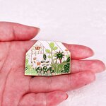 Greenhouse Brooch Factory - Plant Flower Greenhouse Decorative Pin