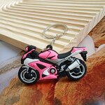Keychain Factory - Motorcycle Rubber Silicone Cartoon Keychain