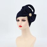 Head Wrap Factory - African Style Flower Knot Muslim Headscarf