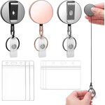 Badge Holder Factory - Metal Retractable ID Card Holder