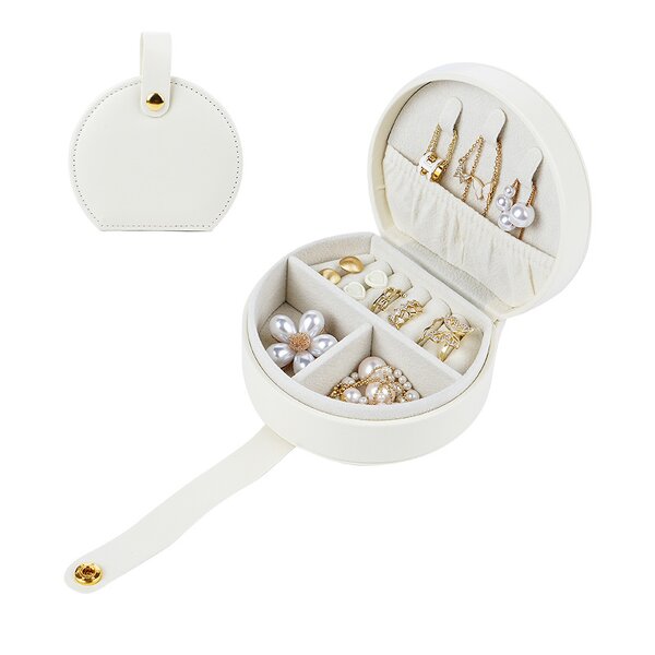 Jewelry Box Factory - Mini Portable Hand-held Ring Earring Box