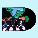 Brooch Factory - Music Album Vinyl Record Alloy Badge Pin