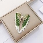 Brooch Factory - Colorful Diamond Wing Crystal Rhinestone Brooch