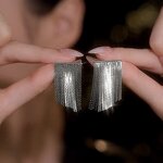 Earrings Factory - Custom Brass Smile Tassel Metal Earrings