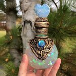 Resin Craft Factory - Moon Magic Potion Bottle Witch Decoration