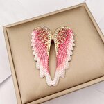 Brooch Factory - Colorful Diamond Wing Crystal Rhinestone Brooch