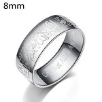 Religious Ring Factory - Stainless Steel Holy Arabic God Quran