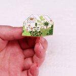 Greenhouse Brooch Factory - Plant Flower Greenhouse Decorative Pin